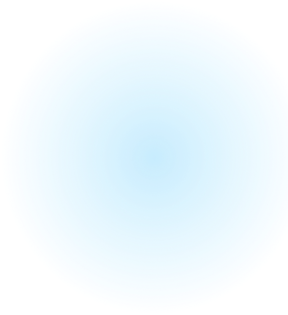 light blue gradient curve